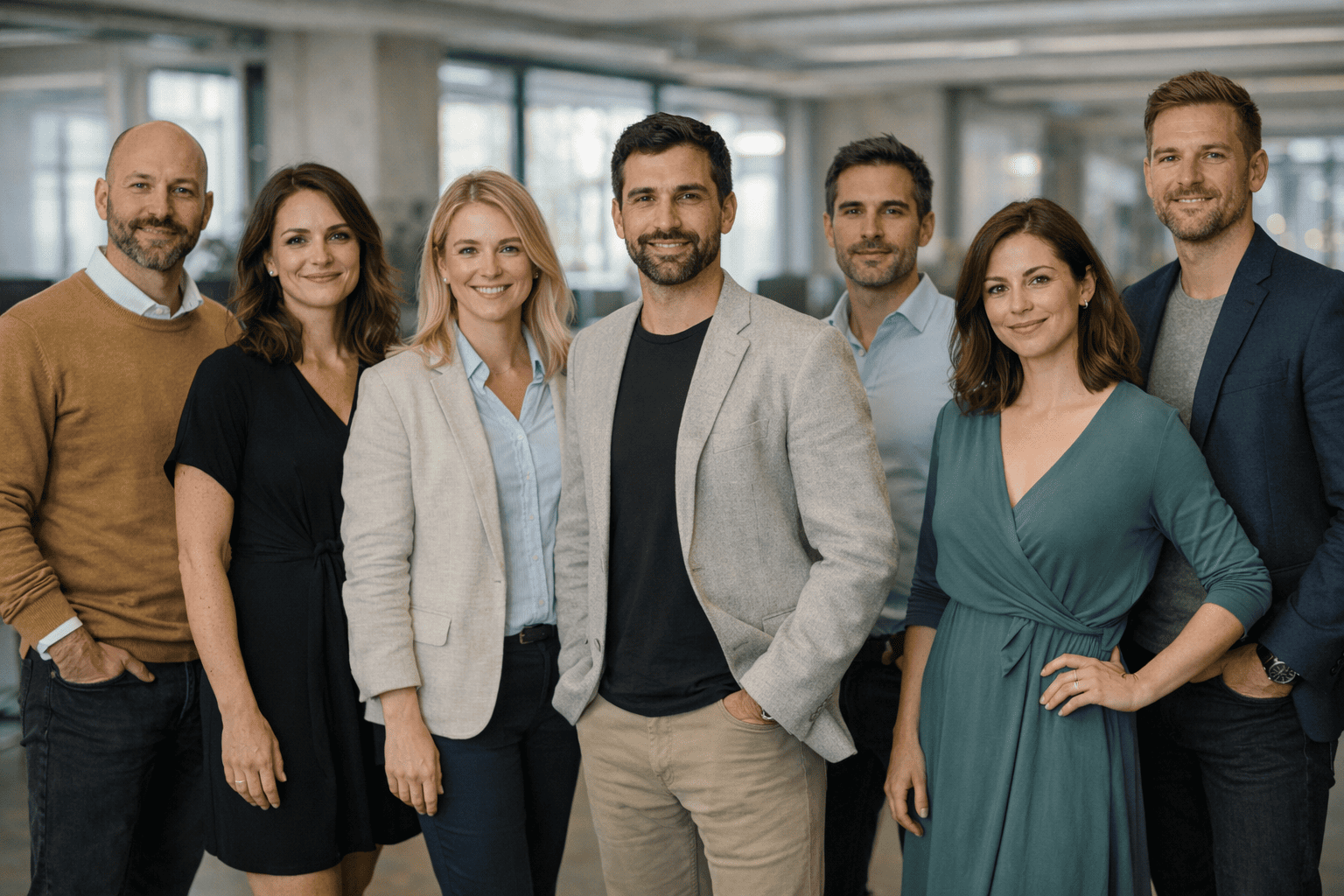 Team working on AI trading platform — Vasto Fondizia